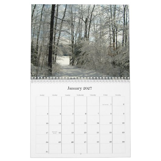 Naturen Wonders-Calendar Kalender (Jan 2027)