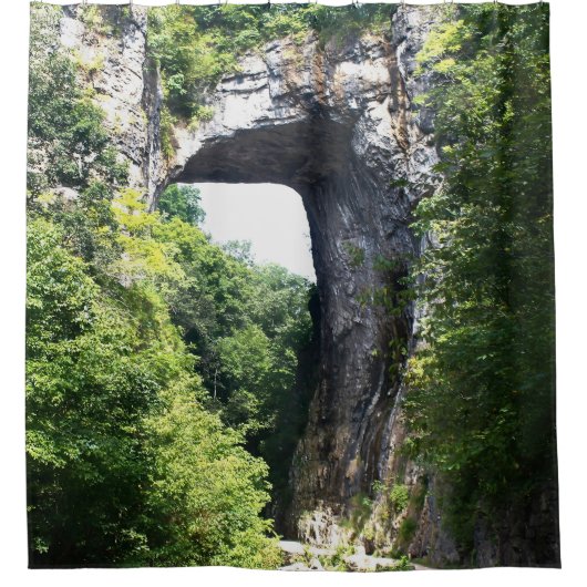 Nature's Archway - Natural Bridge Douchegordijn (Voorkant)