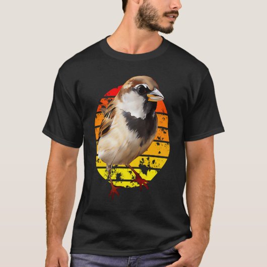 Nature's beauty  House Sparrow T-shirt (Voorkant)