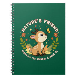 Nature's Friend Cute Fawn Woodland Animal Notitieboek