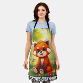 Nature's Hug in a Cute Red Panda Schort (Gedragen)