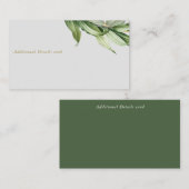 Natures Love Greenery Extra details kaarten (Voorkant / Achterkant)