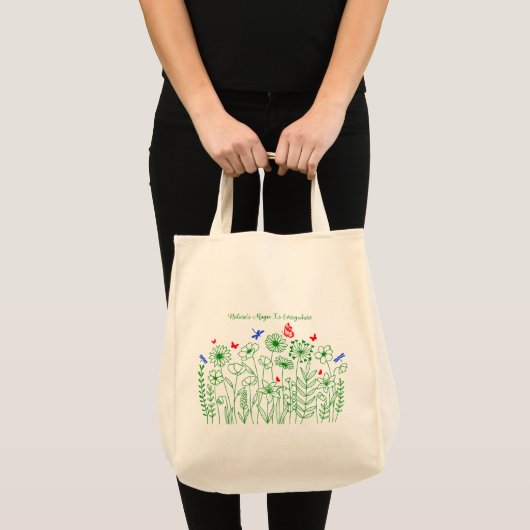 Nature's Magic is Everywhere Tote Bag (Voorkant (product))