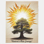 "Nature's Wrath" Fleece Deken (Voorkant)