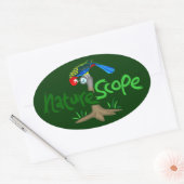 Naturescope Rosella Mascot 'Chip' Logo Sticker (GR (Envelop)