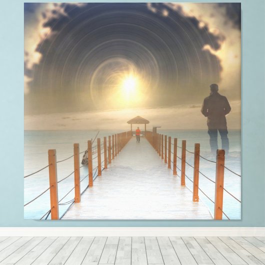 Naturestorm Canvas Print (Insitu (Houten vloer))