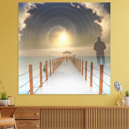 Naturestorm Canvas Print (Insitu (Woonkamer))