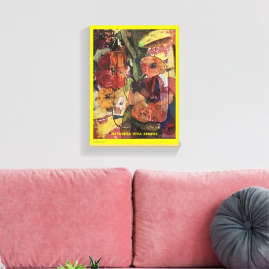 NATUREZA VIVA - Impressão em Tela Canvas Afdruk (Insitu (Woonkamer))