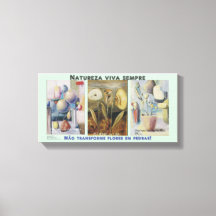 NATUREZA VIVA SEMPRE - IMPRESSAO EM TELA