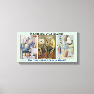 NATUREZA VIVA SEMPRE - IMPRESSAO EM TELA CANVAS AFDRUK