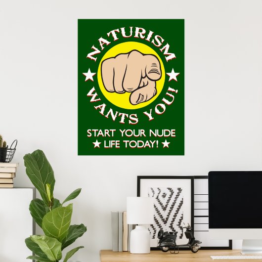  naturisme Aanwerving Poster (Thuiskantoor)
