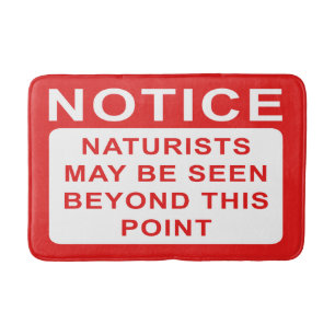 Naturist Badmat
