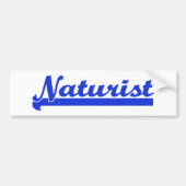 Naturist bumpersticker (Voorkant)