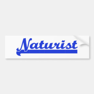 Naturist bumpersticker