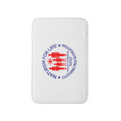 Naturist - Naturisme voor het leven Badmat (Voorkant Verticaal)