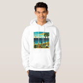 Naturisten op het strand hoodie (Voorkant volledig)