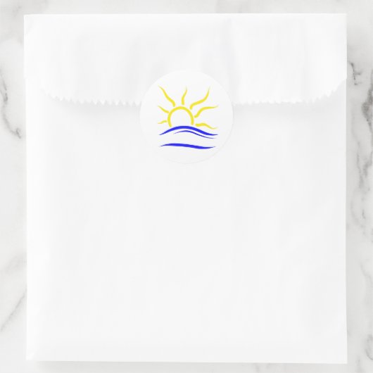 Naturistensymbool Sticker (Tas)