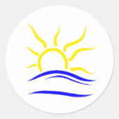 Naturistensymbool Sticker (Voorkant)