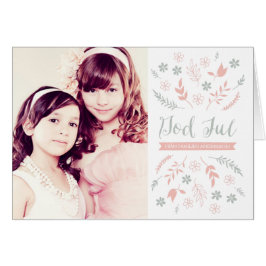 Naturlig jul hälsning