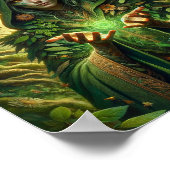 Naturmagierin: Verbindung zur Erde Poster (Hoek)