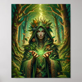 Naturmagierin: Verbindung zur Erde Poster