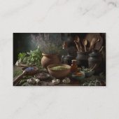 Naturopath Herbalist Healer Holistic Medicine Visitekaartje (Achterkant)