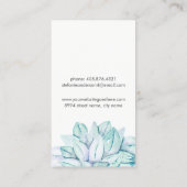 Naturopath Visitekaartje (Achterkant)