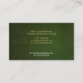 Naturopathic Medicine Illustration Visitekaartje (Achterkant)