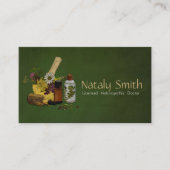 Naturopathic Medicine Illustration Visitekaartje (Voorkant)