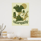 Naturopathie Lifestyle Poster (Keuken)