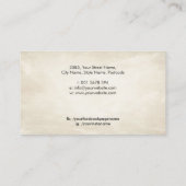 Naturopathische geneeskunde illustratie visitekaartje (Achterkant)