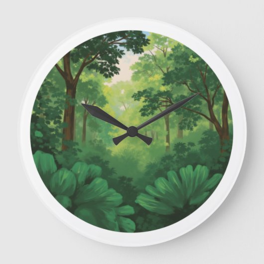 naturt   clock grote klok (Voorkant)