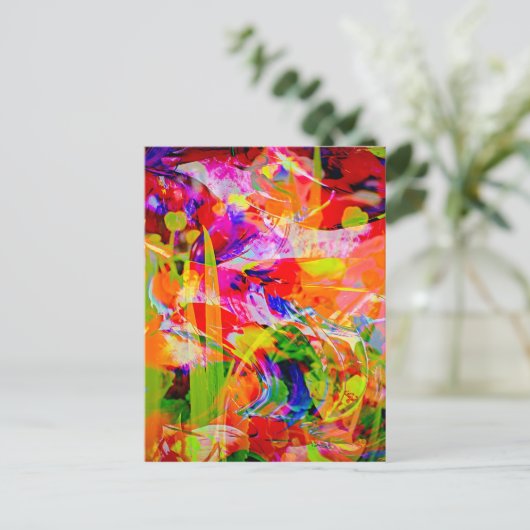 Natut Abstrakt 6 Briefkaart (Staand voorkant)