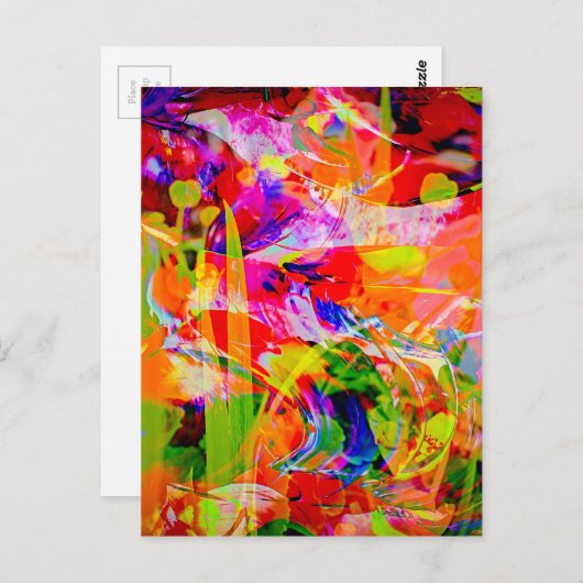 Natut Abstrakt 6 Briefkaart (Voorkant / Achterkant)