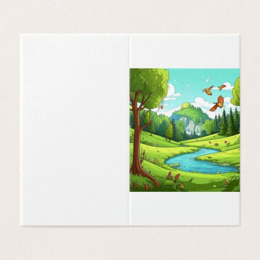 Natuur 15. kaart (Buitenkant ongevouwen)