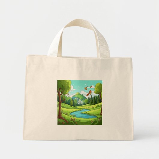 Natuur 15. mini tote bag (Voorkant)