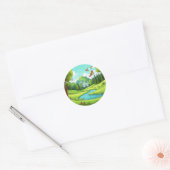 Natuur 15. ronde sticker (Envelop)