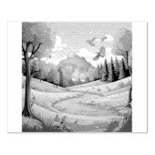 Natuur 15. rubberstempel (Afrduk)