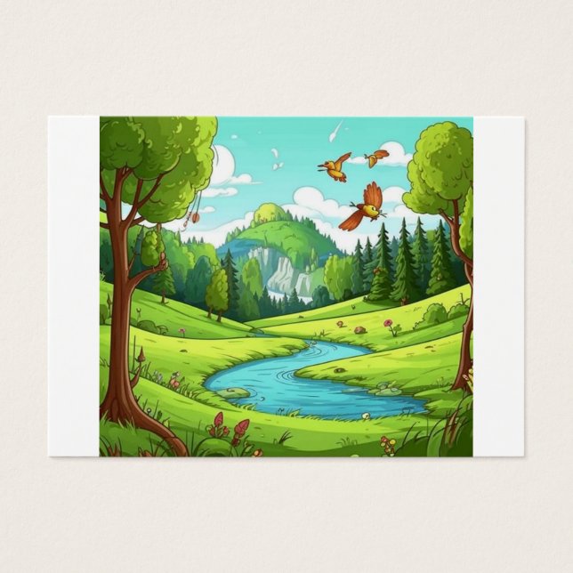 Natuur 15. visitekaartje (Voorkant)