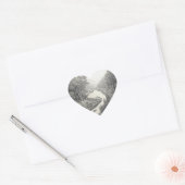 Natuur 16. hart sticker (Envelop)