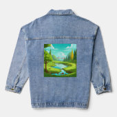 Natuur 18. denim jacket (Achterkant)
