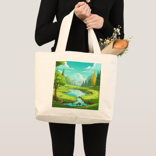 Natuur 18. grote tote bag (Voorkant (product))