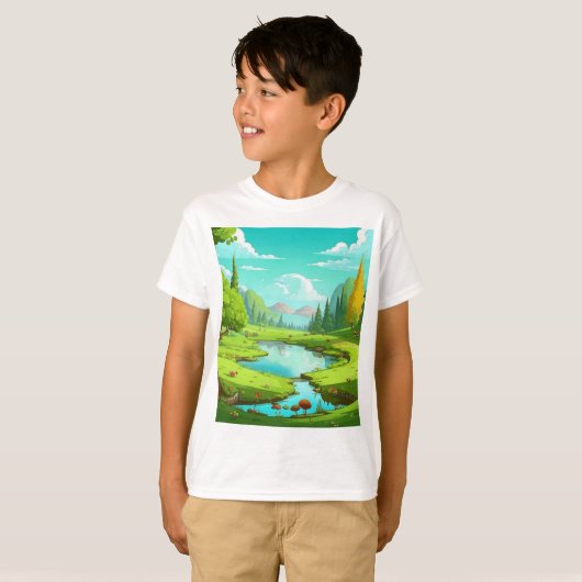 Natuur 18. t-shirt (Voorkant volledig)