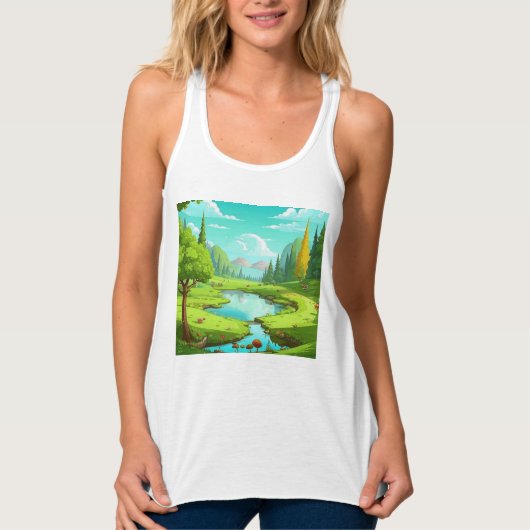 Natuur 18. tanktop (Voorkant)