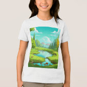 Natuur 18. Tri-Blend shirt (Voorkant)