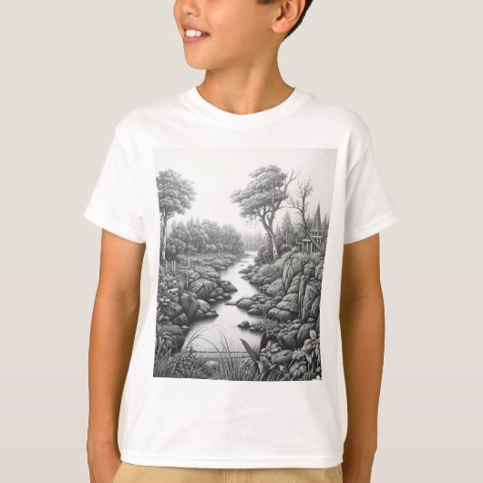 Natuur 19. t-shirt (Voorkant)