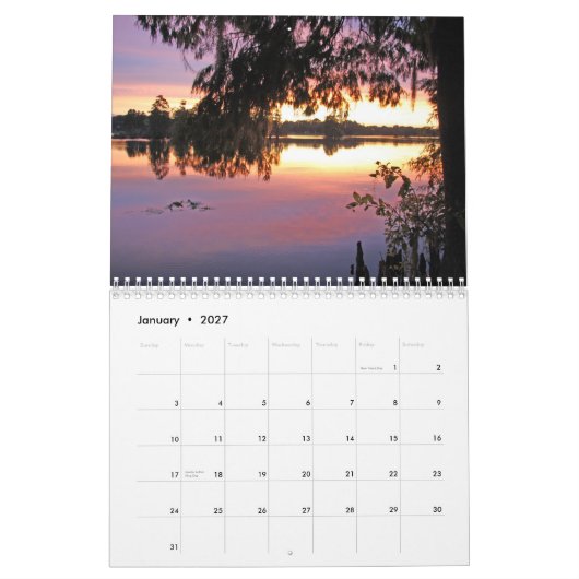 natuur 2009 in Florida Kalender (Jan 2027)