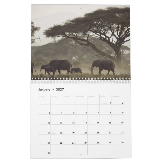 natuur 2012 kalender (Jan 2027)