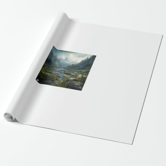 Natuur 21. cadeaupapier (Uitgerold)