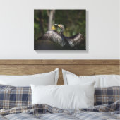 Natuur aalscholver Foto Canvas Afdruk (Insitu (Slaapkamer))